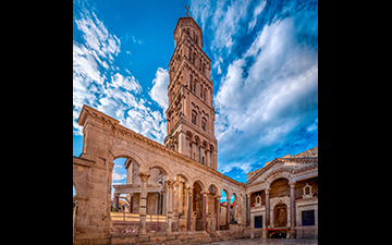 Diocletian´s Retreat on a Summer Morning, Split, Croatia